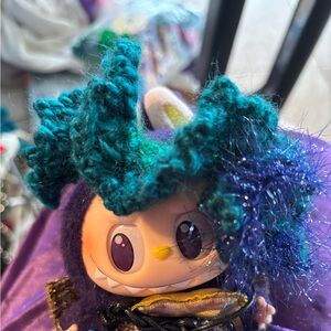 Hand Crafted Plush outfits inner changeable hat or skirt one of a kind